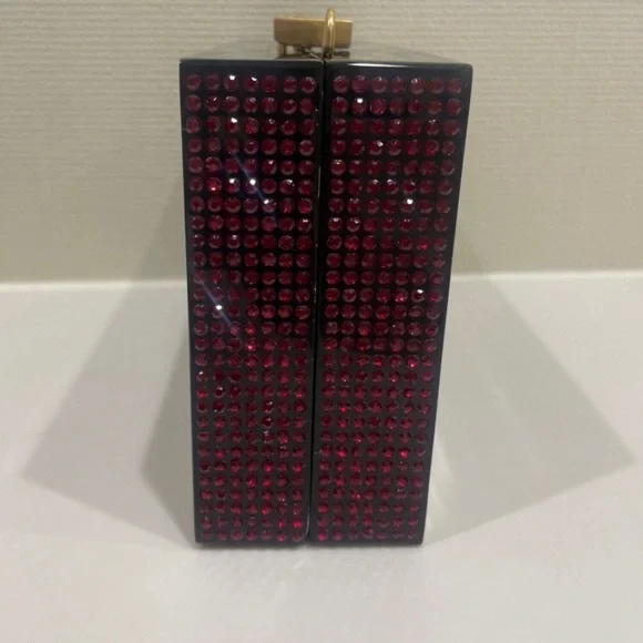 RARE NWT Unopened Kate Spade “Perfect Match” Matchbox Embellished Resin Clutch - Picture 7 of 12